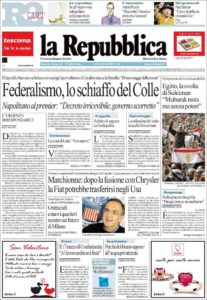 la repubblica dzienniki włoskie