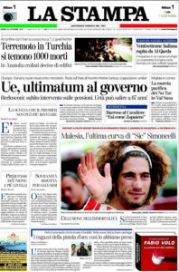 la stampa włoska prasa