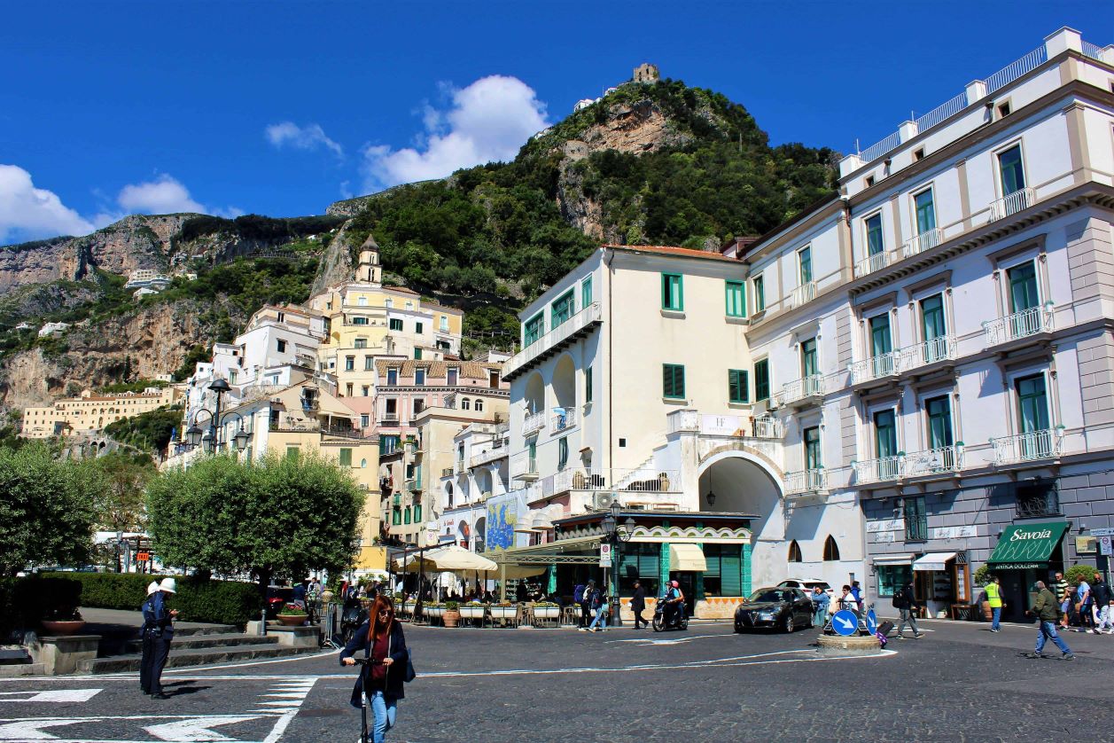 Widok na Amalfi